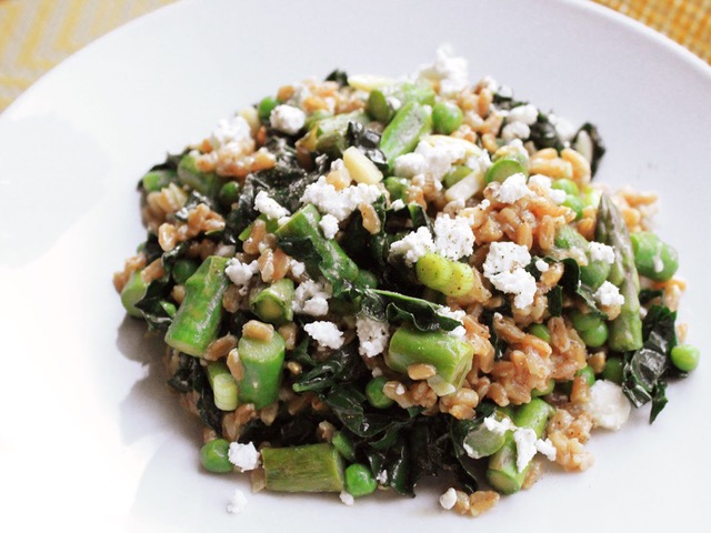 Warm Farro Salad